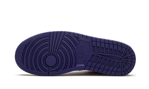 Jordan 1 Mid White Laser Orange Deep Royal Blue