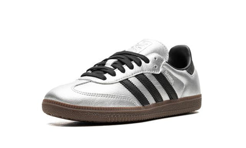 Adidas Samba Silver Metallic Black Gum
