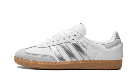 Adidas Samba White Silver Metallic Grey