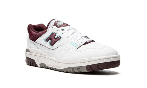 New Balance 550 Burgundy Cyan