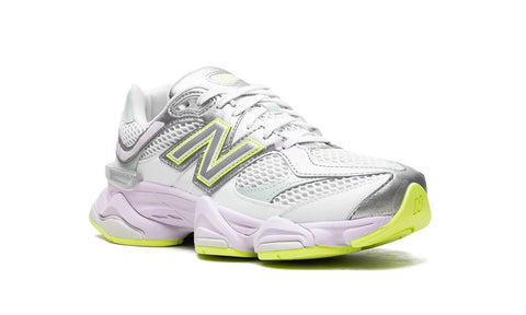 New Balance 9060 White Silver Metalic Taro