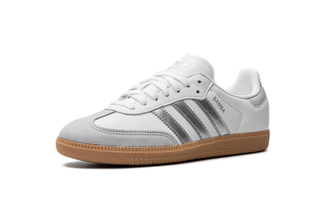Adidas Samba White Silver Metallic Grey