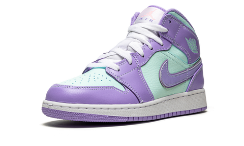 Jordan 1 Mid Purple Aqua