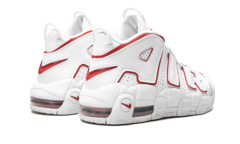 Nike Air More Uptempo White Varsity Red Outline