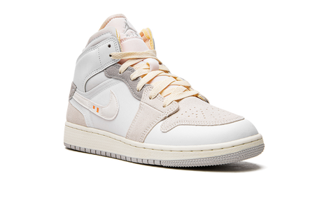 Jordan 1 Mid Craft Inside Out White Grey