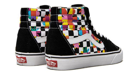Vans SK8-Hi "Floral Checkerboard"