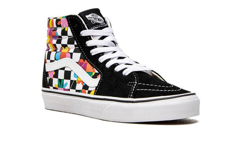 Vans SK8-Hi "Floral Checkerboard"